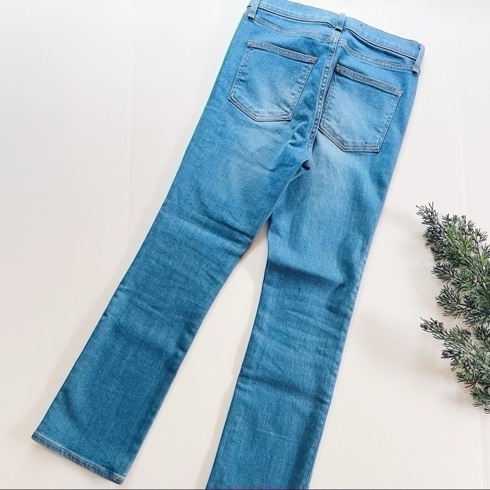 Veronica Beard Carly Jeans – High Rise Kick Flare, Blue Denim size 24 - Picture 4 of 8